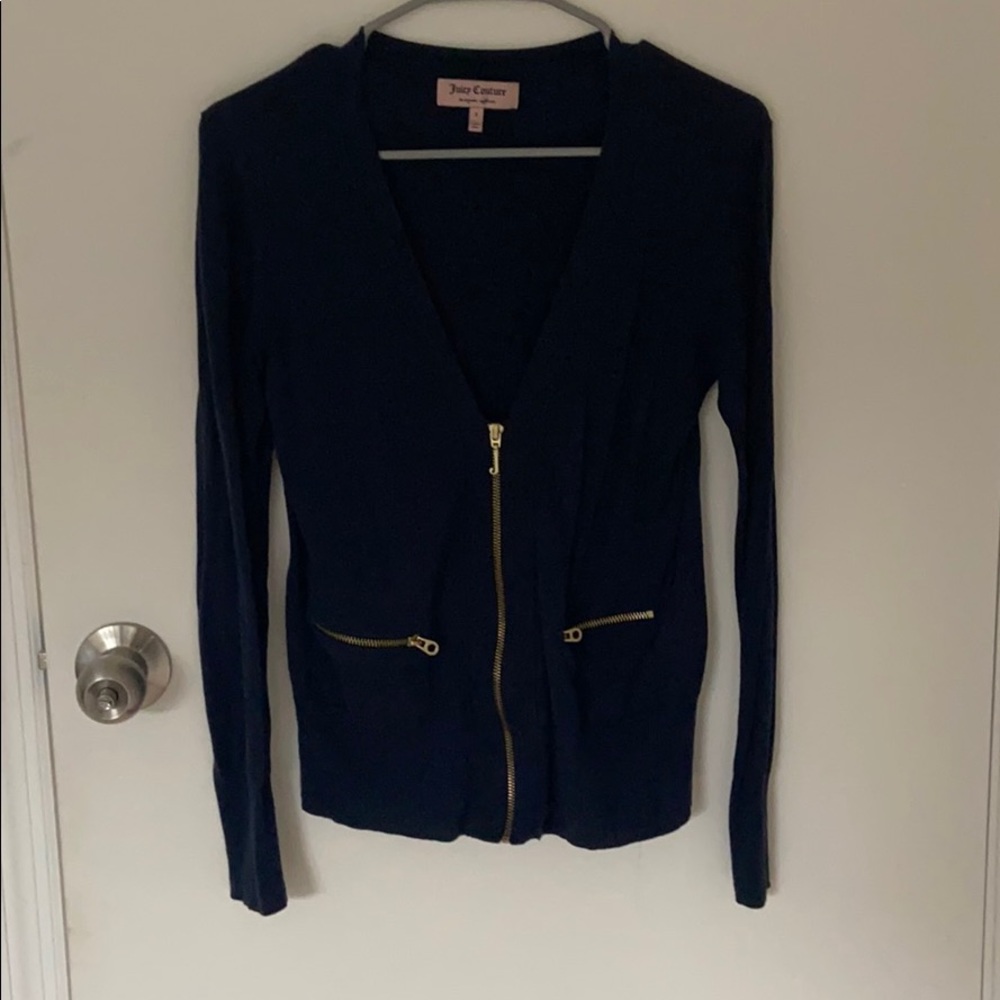 Juicy Couture zip cardigan